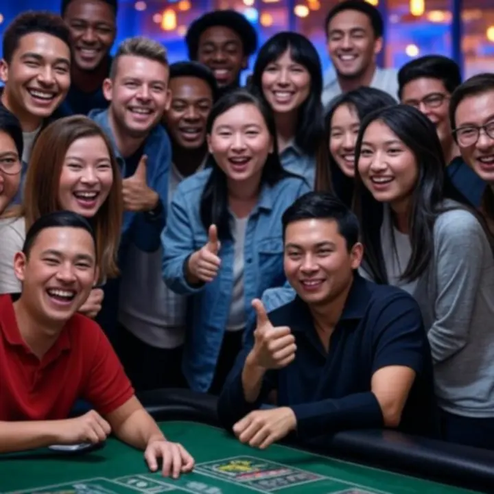 Grupa stałych bywalców PolandGamingHub świętująca udany turniej